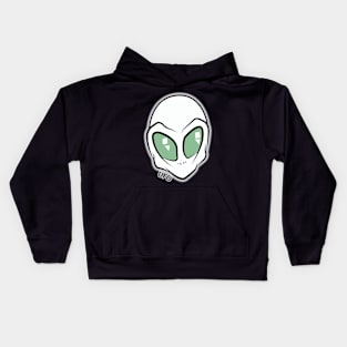 White Alien Kids Hoodie